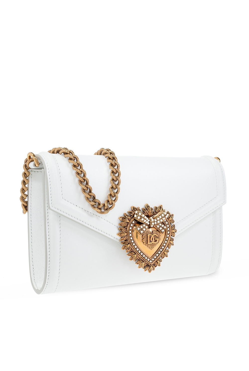 Dolce and gabbana white bag best sale